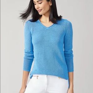J McLaughlin V-Neck Lightweight Callum Sweater, Size XS, NWT